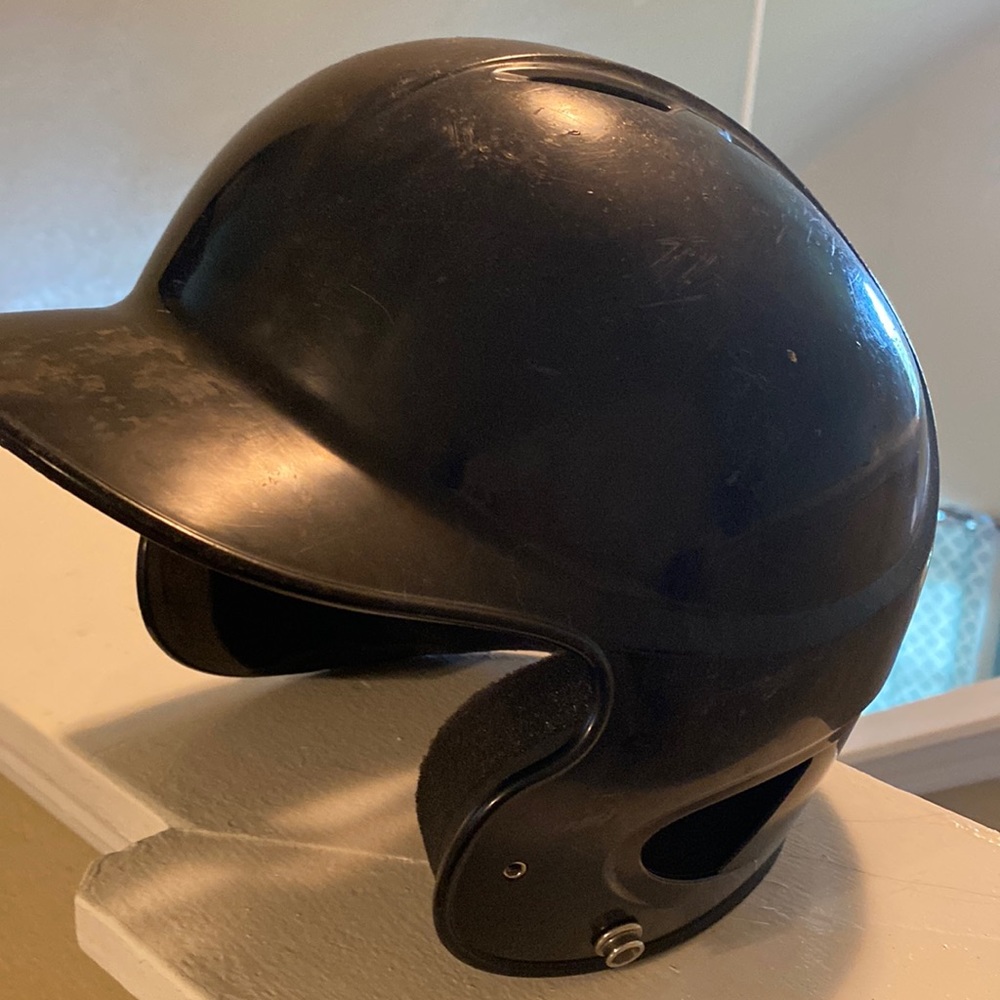 Champro Sports Boys baseball helmet black one size fits 6 1/2- 7 1/2